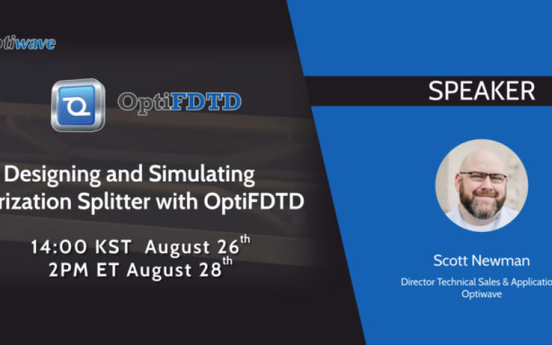 Designing and Simulating Polarization Splitter with OptiFDTD