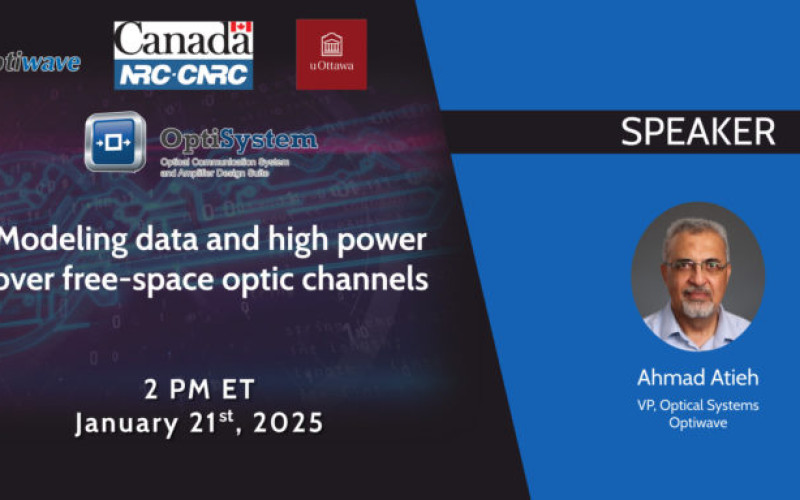 Modeling data and high power over free-space optic channels