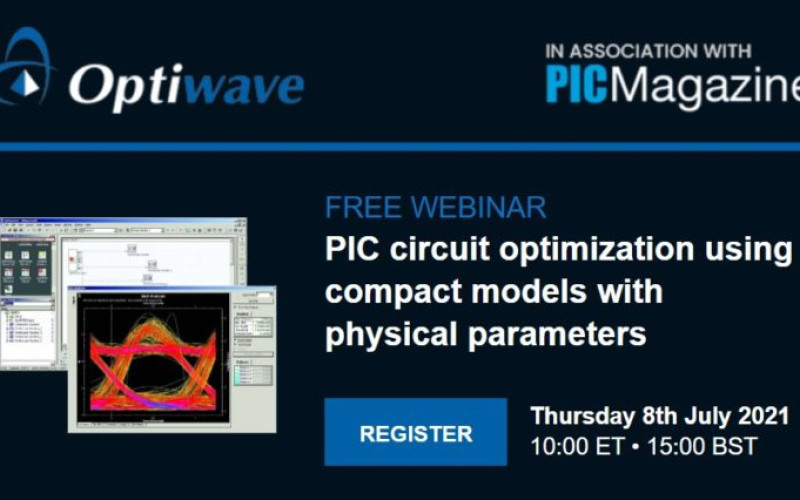 PIC circuit optimization using compact models with physical parameters