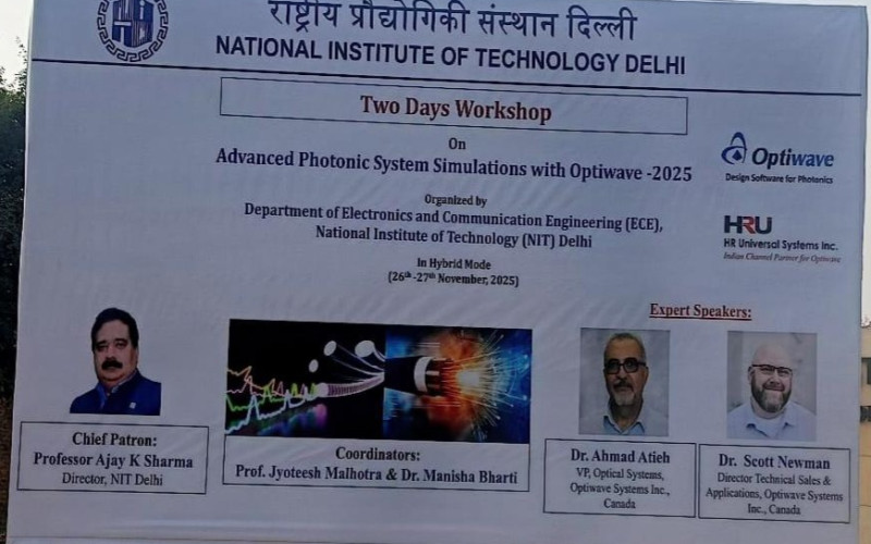 Optiwave Scientists’ India Visit 2025: Advanced Technical Seminars at Premier Institutes