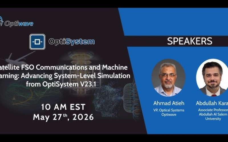 Satellite FSO Communications and Machine Learning: Advancing System-Level Simulation from OptiSystem V23.1
